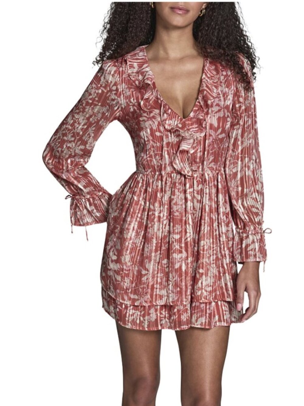 NWT BCBG Fit and Flare orange mini dress size 6